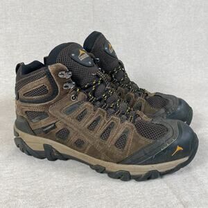 Pacific Mountain Mens Hiking Shoes Size 10.5 Blackburn Mid Suede Leather Mesh